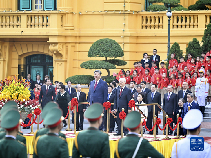 习近平同越共中央总书记阮富仲举行会谈