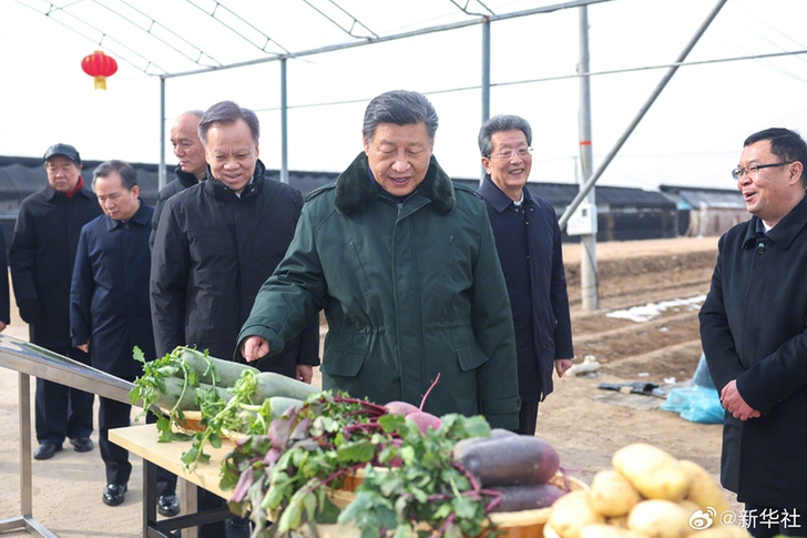 习近平春节前夕在天津看望慰问基层干部群众